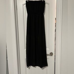 Strapless mini/maxi dress